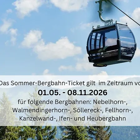 Apartamento Bergfex Bach Nr 3 Mit Sommer-bergbahnticket Oberstdorf